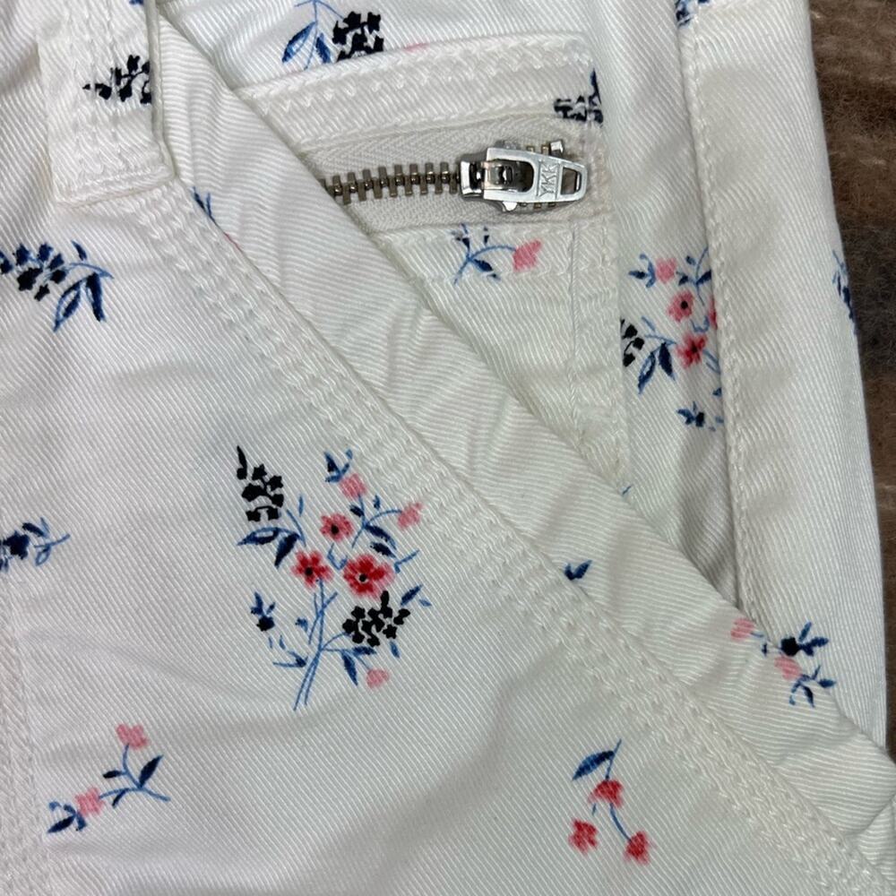 Joie Jeans Womens 27  Park Skinny Floral Cargo Pocket Pant Jeans, Bottom Zippers - Picture 6 of 16